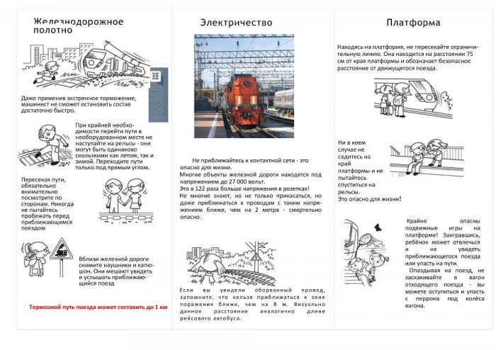 О правилах поведения на объектах железнодорожного транспорта